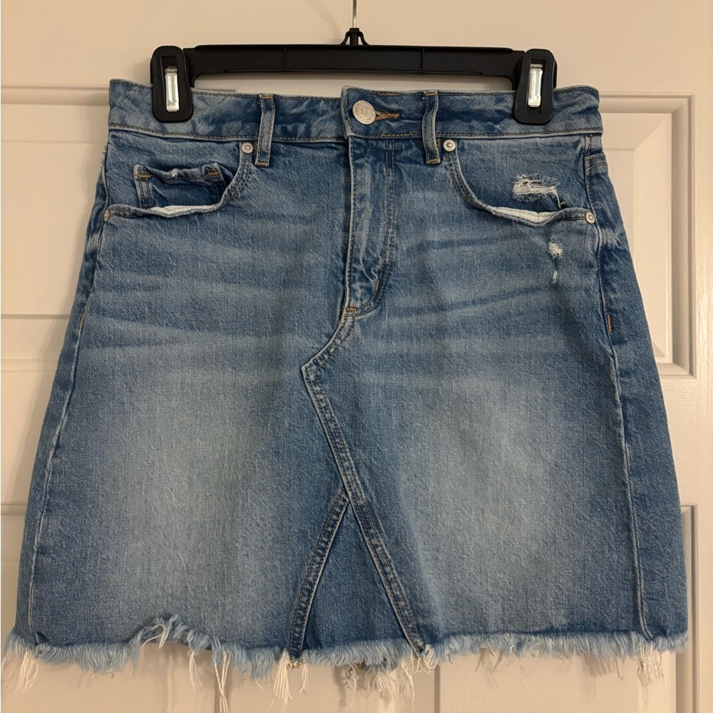 LOFT Denim Mini Skirt